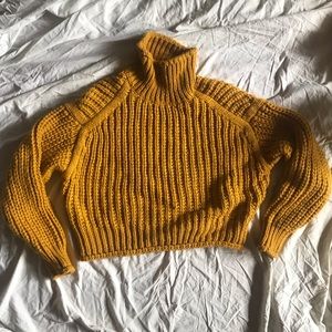 Yellow Knit Sweater